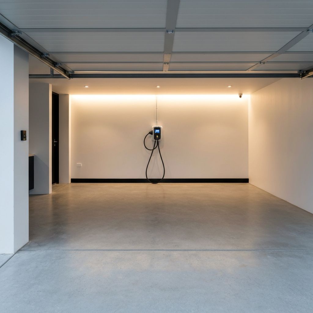 Modern Ellenbrook garage with EV charger
