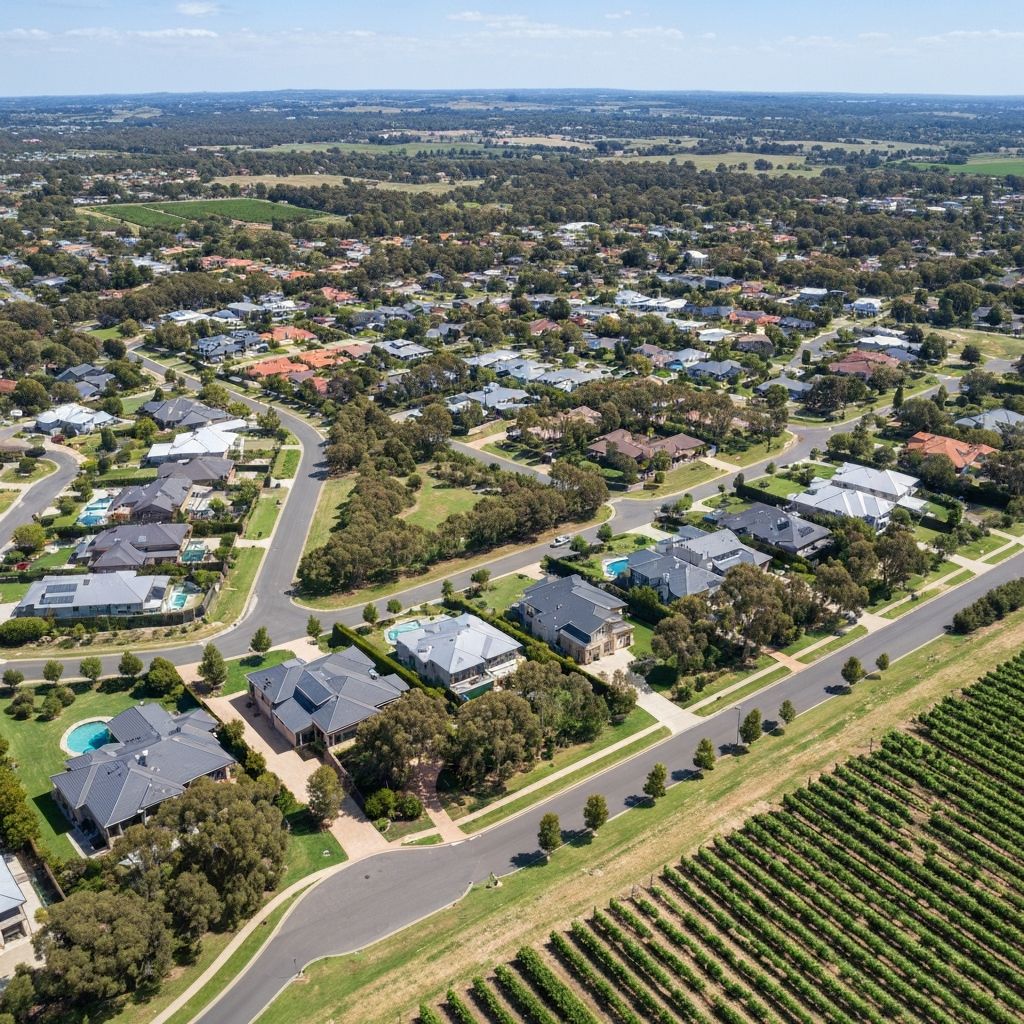 The Vines residential street